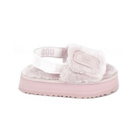 UGG WOMEN'S DISCO SLIDE SEASHELL PINK