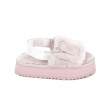 UGG WOMEN'S DISCO SLIDE SEASHELL PINK