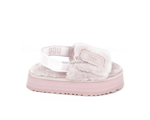 UGG WOMEN'S DISCO SLIDE SEASHELL PINK