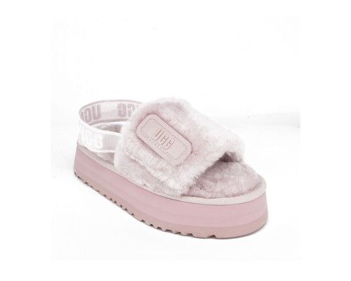 UGG WOMEN'S DISCO SLIDE SEASHELL PINK