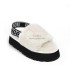 UGG WOMEN'S DISCO SLIDE SEASHELL WHITE