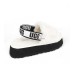 UGG WOMEN'S DISCO SLIDE SEASHELL WHITE