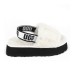 UGG WOMEN'S DISCO SLIDE SEASHELL WHITE