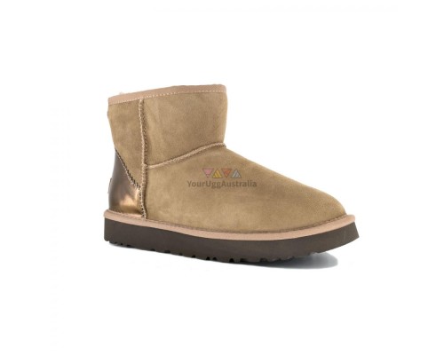 UGG CLASSIC MINI II METALL CHESTNUT