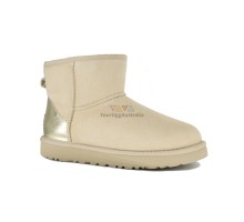 UGG CLASSIC MINI II METALL SAND