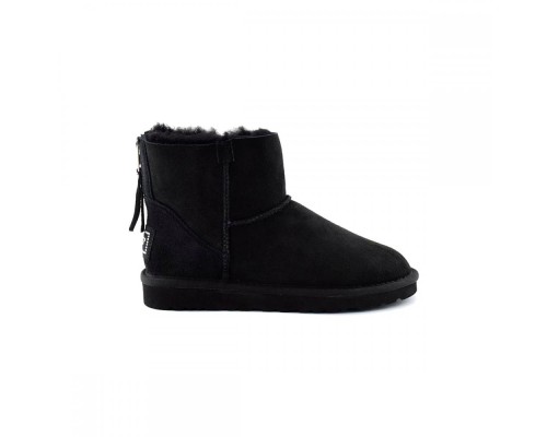 UGG CLASSIC II MINI ZIP  BLACK