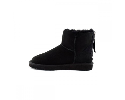 UGG CLASSIC II MINI ZIP  BLACK