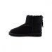 UGG CLASSIC II MINI ZIP  BLACK