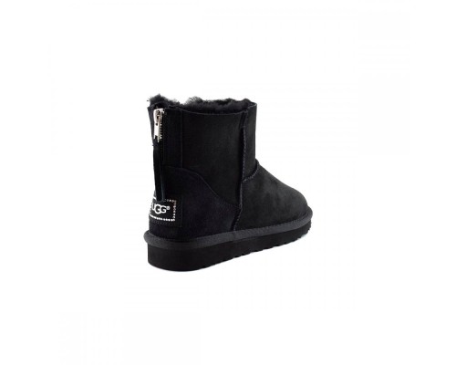UGG CLASSIC II MINI ZIP  BLACK