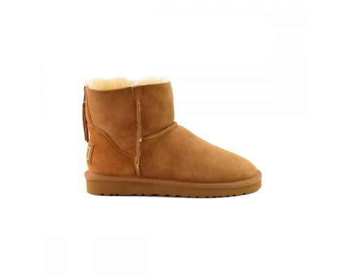 UGG CLASSIC II MINI ZIP CHESTNUT