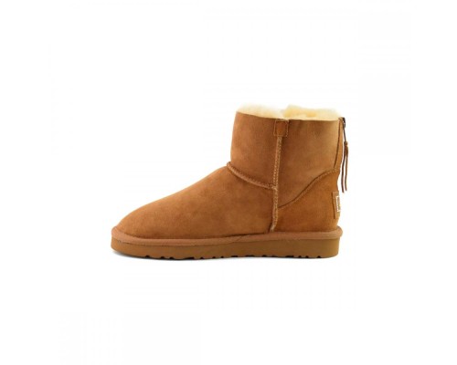 UGG CLASSIC II MINI ZIP CHESTNUT