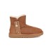 UGG  BAILEY ZIP MINI BOOT CHESTNUT