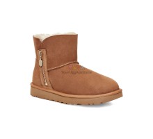 UGG BAILEY ZIP MINI BOOT CHESTNUT