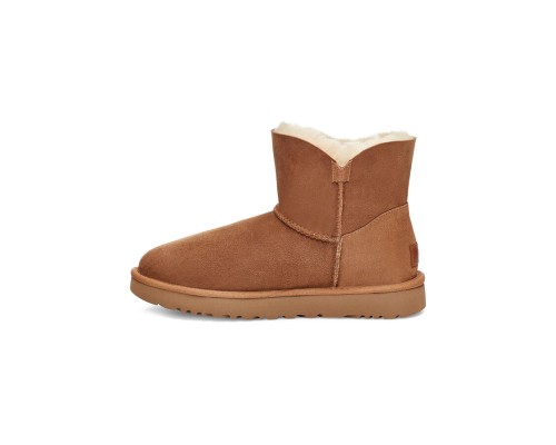 UGG  BAILEY ZIP MINI BOOT CHESTNUT