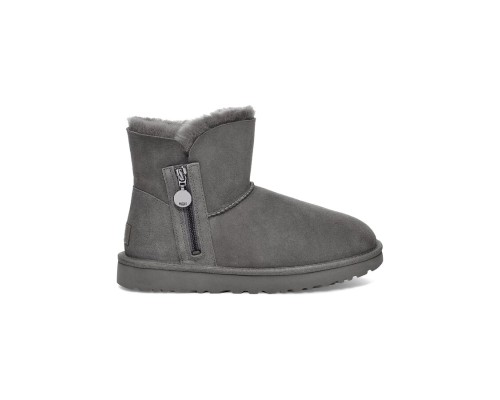 UGG  BAILEY ZIP MINI BOOT GREY