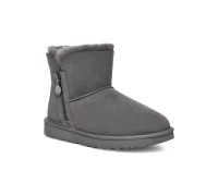 UGG BAILEY ZIP MINI BOOT GREY