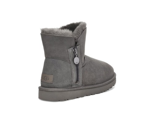 UGG  BAILEY ZIP MINI BOOT GREY