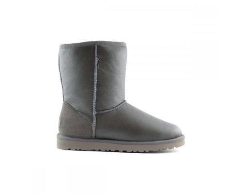UGG CLASSIC SHORT II METALLIC GREY 