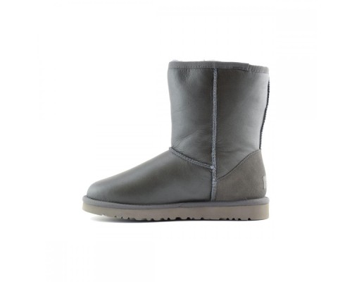 UGG CLASSIC SHORT II METALLIC GREY 
