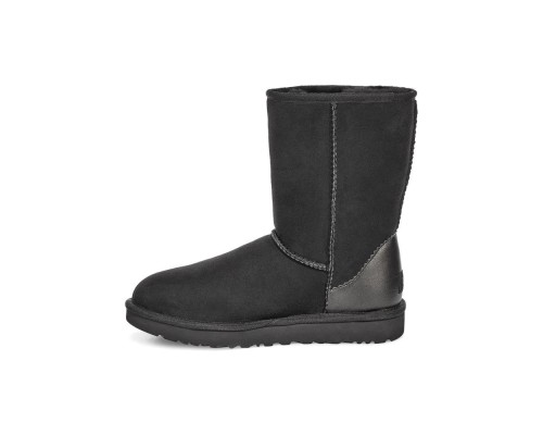 UGG CLASSIC SHORT II METALL BLACK