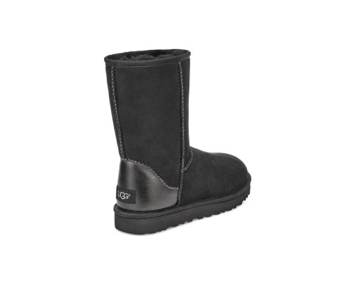 UGG CLASSIC SHORT II METALL BLACK