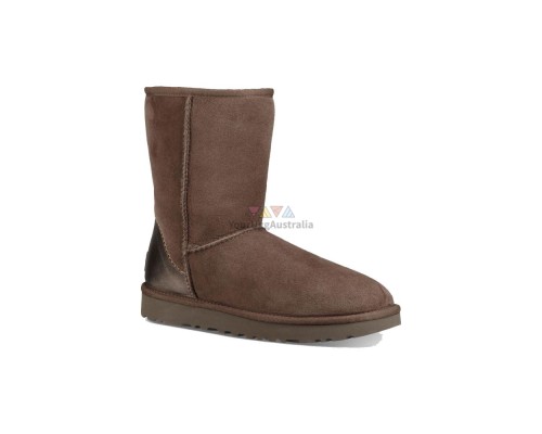 UGG CLASSIC SHORT II METALL CHOCOLATE