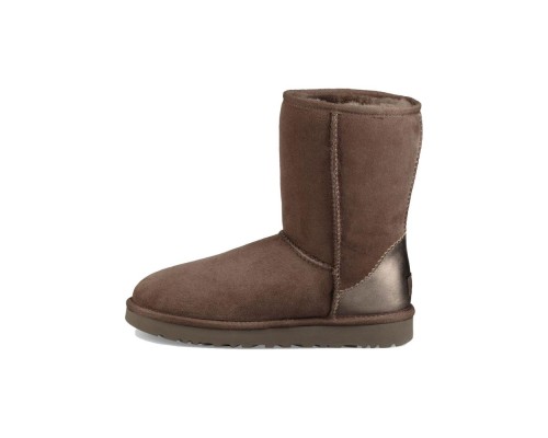 UGG CLASSIC SHORT II METALL CHOCOLATE