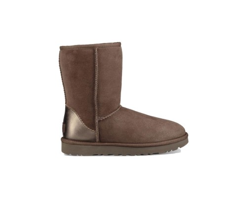 UGG CLASSIC SHORT II METALL CHOCOLATE