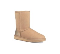 UGG CLASSIC SHORT II METALL SAND