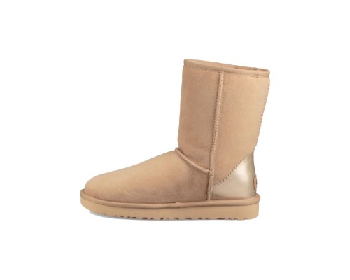 UGG CLASSIC SHORT II METALL SAND