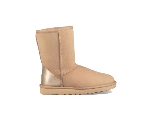 UGG CLASSIC SHORT II METALL SAND