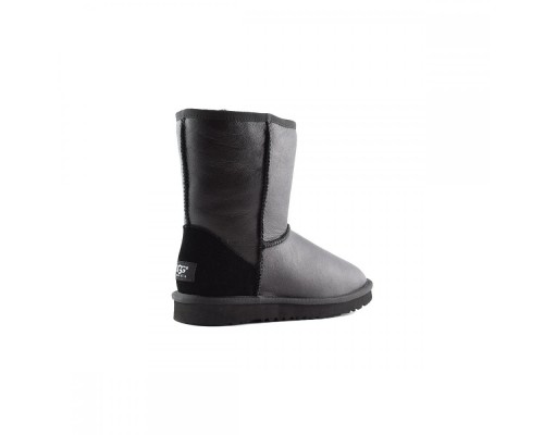 UGG CLASSIC SHORT II METALLIC BLACK