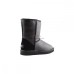 UGG CLASSIC SHORT II METALLIC BLACK