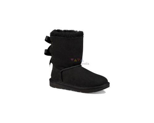 UGG KID'S BAILEY BOW II BLACK