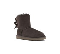 UGG KID'S BAILEY BOW II CHOCOLATE