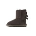 UGG KID'S BAILEY BOW II CHOCOLATE