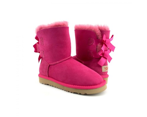 UGG KID'S BAILEY BOW II FUKSIA