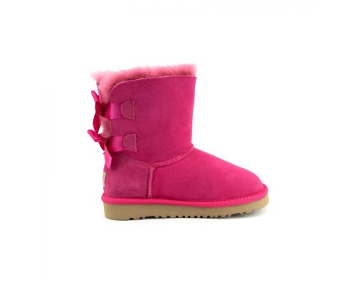 UGG KID'S BAILEY BOW II FUKSIA