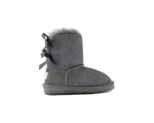 UGG KID'S BAILEY BOW II GREY