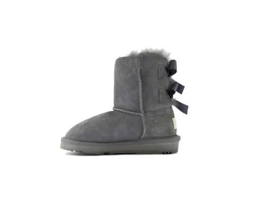 UGG KID'S BAILEY BOW II GREY