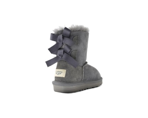 UGG KID'S BAILEY BOW II GREY