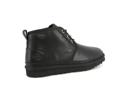 UGG MEN'S BOOTS NEUMEL LEATHER II BLACK ( BIG SIZE)
