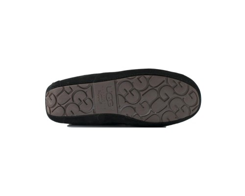 UGG MEN'S MOCCASINS ASCOT BLACK