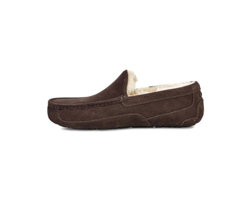 UGG MEN'S MOCCASINS ASCOT CHOCOLATE