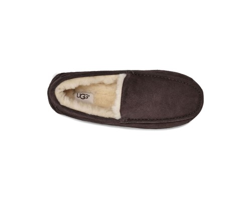 UGG MEN'S MOCCASINS ASCOT CHOCOLATE