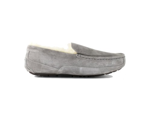 UGG MEN'S MOCCASINS ASCOT GREY