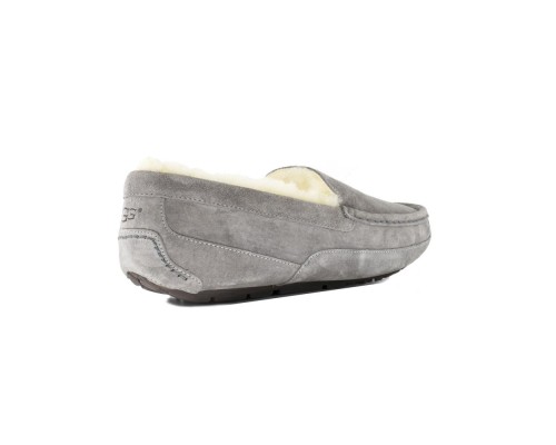 UGG MEN'S MOCCASINS ASCOT GREY