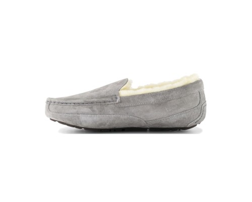 UGG MEN'S MOCCASINS ASCOT GREY