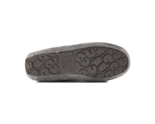 UGG MEN'S MOCCASINS ASCOT GREY