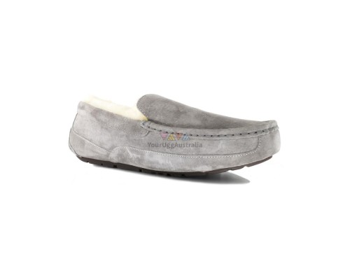 UGG MEN'S MOCCASINS ASCOT GREY